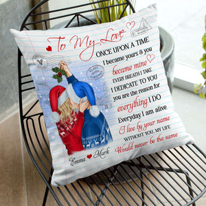 To My Love I Live By Your Name Personalized Pillow, Gift For Couple - Pillow - GoDuckee