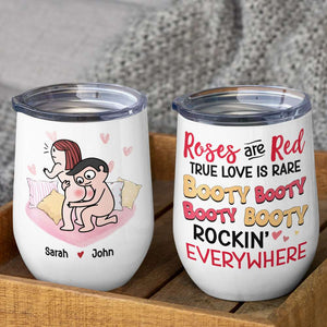 Roses Are Red, True Love is Rare, Personalized Couple Mug, Gift For Couple - Coffee Mug - GoDuckee