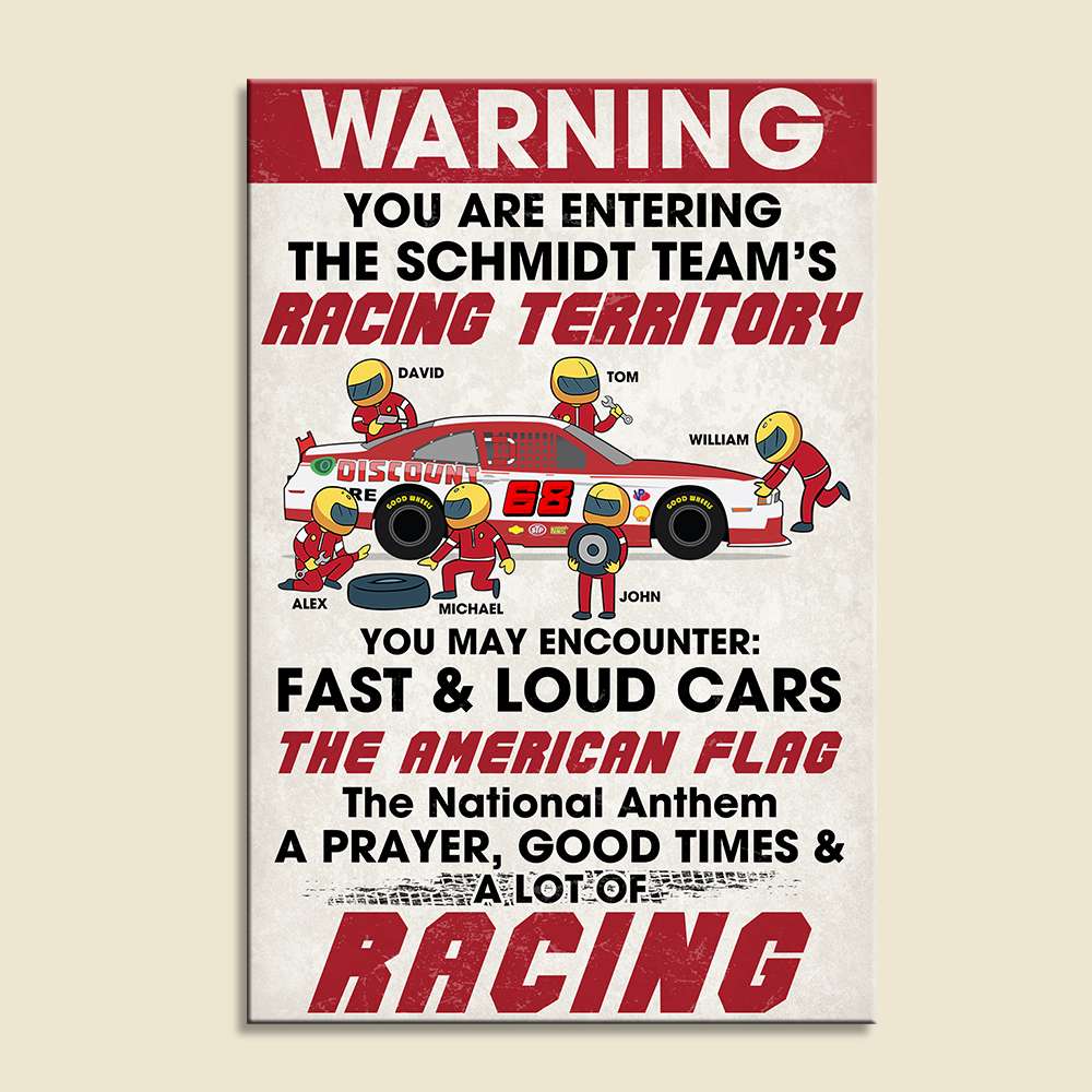 A Prayer, Good Times And A Lot Of Racing Personalized Racing Metal Sign - Metal Wall Art - GoDuckee