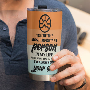 Personalized Cowboy Couple Tumbler - You Are the Most Important Person in My Life - Tumbler Cup - GoDuckee