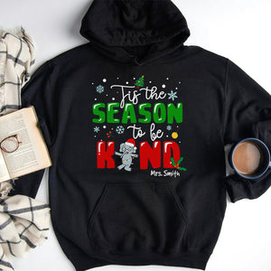 Tis The Season To Be Kind - Custom Shirts - Gifts for Teachers - Cute Elephant - Shirts - GoDuckee