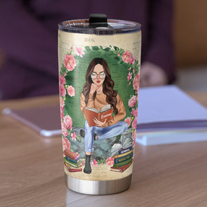 Jane Austen - Personalized Tumbler Cup - Tumbler Cup - GoDuckee