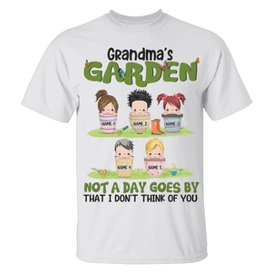 Personalized Gifts For Grandma, Grandma's Gardening Not A Day Goes By That I Don't Think Of You - Custom Shirts - Shirts - GoDuckee