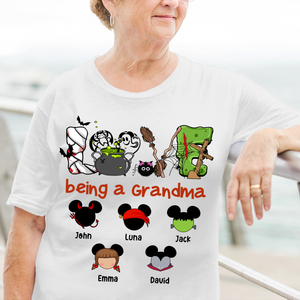 Personalized Custome Gifts Shirt Ideas, Love Being A Grandma - Custom Shirts - Shirts - GoDuckee