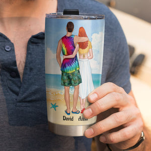 The Day I Met You I Found My Missing Piece Personalized Tumbler Cup Gift For Couple - Tumbler Cup - GoDuckee