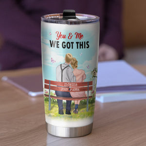 I See The Wonderful Mother Who Brings Happiness Into Our Lives - Personalized Mother's Day Couple Tumbler - Tumbler Cup - GoDuckee