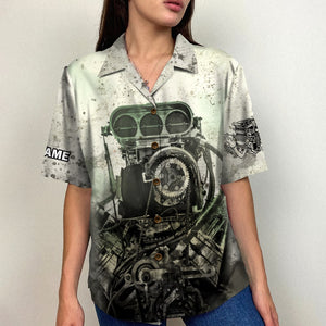 Horsepower is an Addiction Personalized Drag Racing Shirt Gift For Racing Lovers - Hawaiian Shirts - GoDuckee