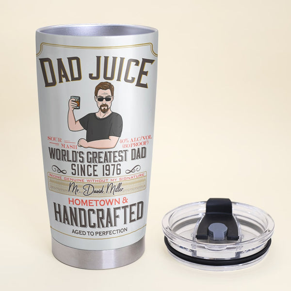 World's Greatest Dad Tumbler, 20 ounce insulated tumbler, Father's