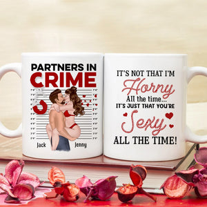 It's Not That I'm Horny All The Time - Personalized Couple Mug - Gift For Couple - Coffee Mug - GoDuckee