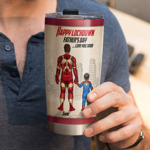 Love You 3000 Personalized Iron Dad Tumbler Cup Gift For Dad - Tumbler Cup - GoDuckee