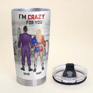You See All My Light And Walk With My Angels Personalized Couple Tumbler Gift For Couple - Tumbler Cup - GoDuckee