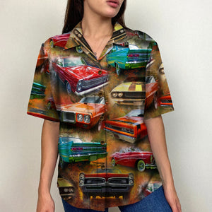 Muscle Car Hawaiian Shirt, Aloha Shirt, Gift For Car Lovers - Hawaiian Shirts - GoDuckee