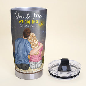 I Could Make You Happy Make Your Dreams Come True Personalized Couple Tumbler Gift For Couple - Tumbler Cup - GoDuckee