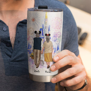 Old Couple 20 Magical Years And Still Happily Ever After Personalized Tumbler Cup Gift For Couple - Tumbler Cup - GoDuckee