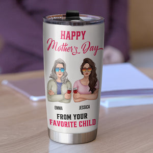 Personalized Mother and Daughter Tumbler - I'm Sorry You Had To Raise A Spoiled Brat - Tumbler Cup - GoDuckee