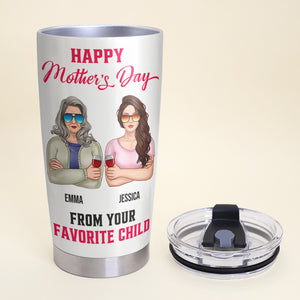 Personalized Mother and Daughter Tumbler - I'm Sorry You Had To Raise A Spoiled Brat - Tumbler Cup - GoDuckee