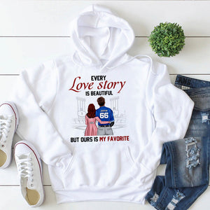 Baseball Couple Every Love Story Is Beautiful - Personalized Shirts - Shirts - GoDuckee