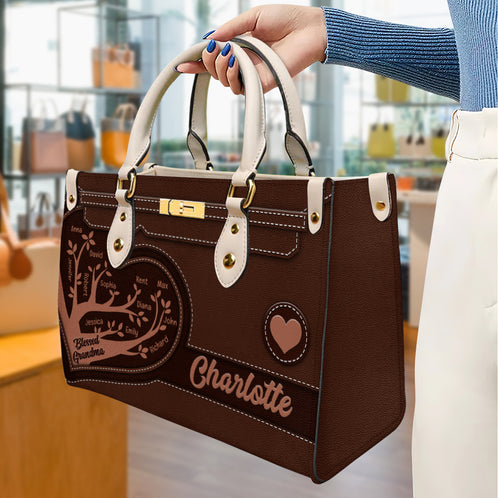 Family And Children Leather Bag - Leather Bag - GoDuckee
