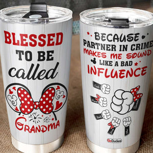 Family Blessed To Be Called - Personalized Tumbler Cup - Tumbler Cup - GoDuckee