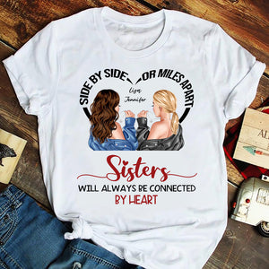 Side By Side, Personalized Shirt, Gift For Bestie - Shirts - GoDuckee