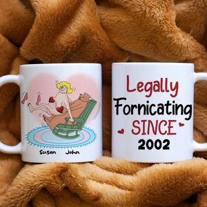 Personalized Naughty Couple Mug, Gift For Couples - Coffee Mug - GoDuckee