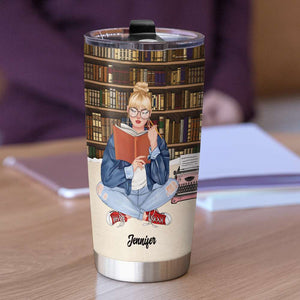 Look At Me Becoming An Author And Shit - Personalized Tumbler Cup - Gift For Book Lover - Tumbler Cup - GoDuckee