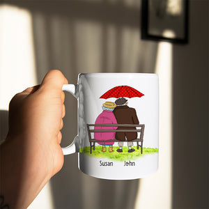 After All You're One In A Million. You're Once In A Lifetime, Personalized Old Couple Mug - Coffee Mug - GoDuckee