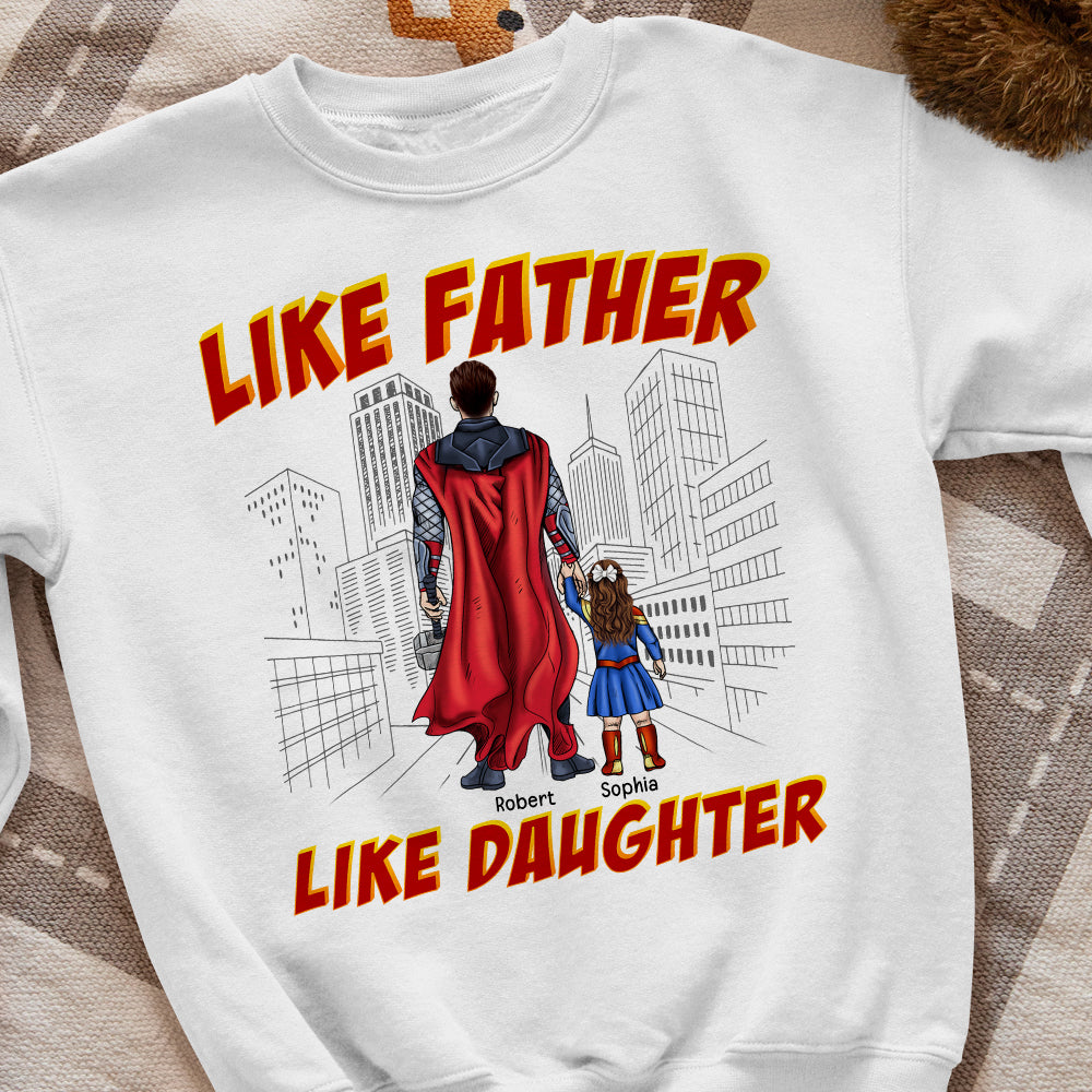 GoDuckee Girl Dad, Gift for Dad, Personalized Shirt, Daughter and Dad Shirt, Father's Day Gift