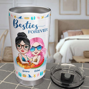I Would Swim Across An Ocean For You, Besties Forever Personalized Tumbler Gift - Tumbler Cup - GoDuckee
