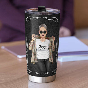 J.Daniels Personalized Mother's Day Tumbler Cup - Quality Without Compromise - Cool Woman MOM2104 - Tumbler Cup - GoDuckee
