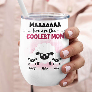 Ewe Are The Coolest Mom, Gift For Mom, Personalized Mug, Sheep Mug, Mother's Day Gift - Coffee Mug - GoDuckee