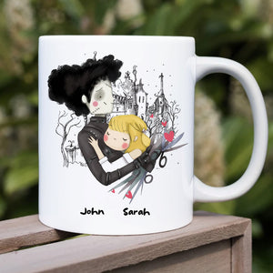 Everything Has Beauty And I See It In You, Personalized Horror Couple Mug - Coffee Mug - GoDuckee