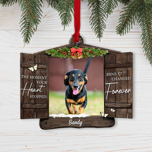 Personalized Dog Wood Ornament, Christmas Gift, Upload Image - Ornament - GoDuckee