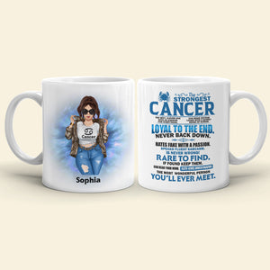 The Strongest Cancer Definition Personalized Zodiac Astrology Mug Gift For Her - Coffee Mug - GoDuckee