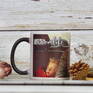 Mom & Daughter/Son - Custom Photo Magic Mug - Magic Mug - GoDuckee