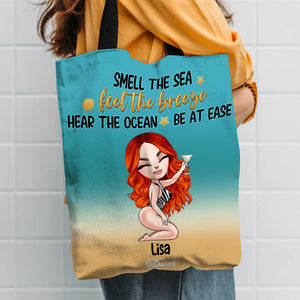 Smell The Sea - Personalized Tote Bag - Gift For Friends/Besties - Cool Summer Girls - Tote Bag - GoDuckee