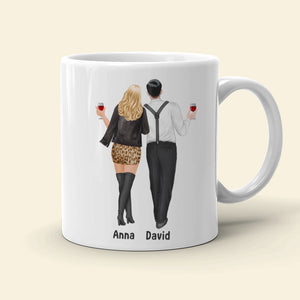 It's Not Easy Being My Wife's/Husband's Arm Candy Personalized Couple Mug, Gift For Couple - Coffee Mug - GoDuckee
