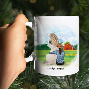 Today Someone Asked Me What Is The Hardest Thing About Having A Horse I Replied The Goodbye, Memories Heaven Horse With Me White Mug - Coffee Mug - GoDuckee