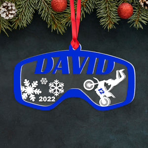 Personalized Motocross Ornament, Christmas Tree Decor - Ornament - GoDuckee