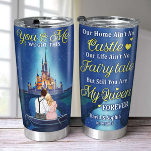 You And Me We Got This Personalized Couple Tumbler Cup-5QHQN010323 - Tumbler Cup - GoDuckee