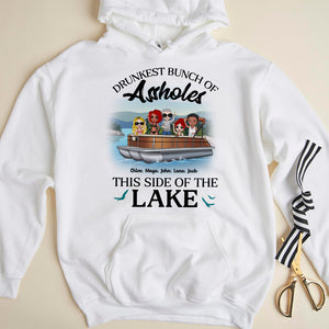 Pontoon This Side Of The Lake - Personalized Shirts - Shirts - GoDuckee