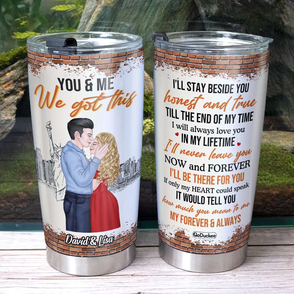 I Would Tell You How Much You Mean To Me, Personalized Couple Tumbler - Tumbler Cup - GoDuckee
