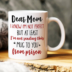 Dear Mom, Gift For Mom, Personalized Mug, Mom And Kid Mug, Mother's Day Gift - Coffee Mug - GoDuckee