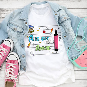 Personalized Back To School Kid Shirt, Gift For Kids - Shirts - GoDuckee