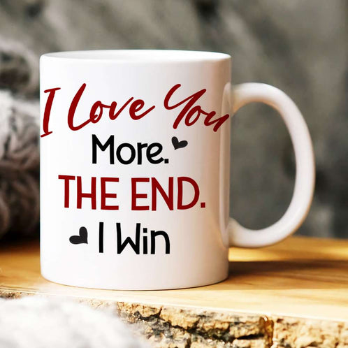 I Love You More, Personalized Mug, Gift For Mother's Day - Coffee Mug - GoDuckee