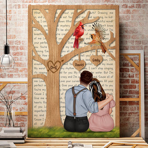 Couple Forever And Bird Couple Canvas Poster - Poster & Canvas - GoDuckee