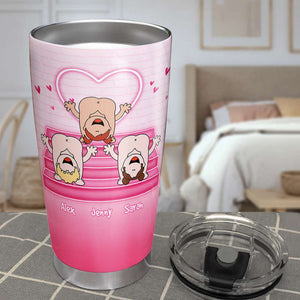 We Love You, Gift For Mom, Personalized Tumbler, Butt Tumbler, Mother's Day Gift - Tumbler Cup - GoDuckee