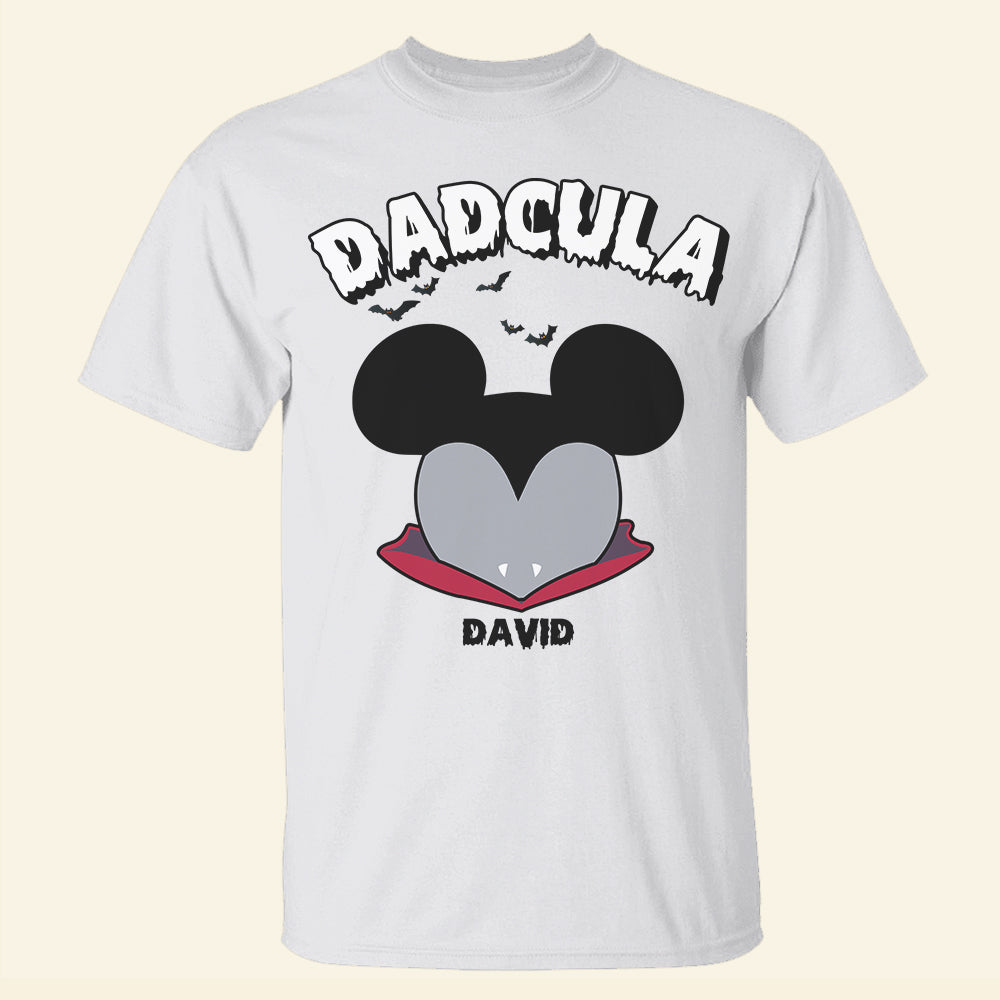 Personalized Horror Halloween Shirts, Momster - Dadcula - Shirts - GoDuckee