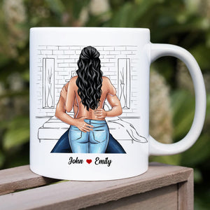 You're My Favorite, Personalized Naughty Couple Mug - Coffee Mug - GoDuckee