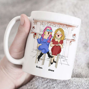 Thank You For Putting Up With My Sh!t, Best Friend Drinking White Mug Gift - Coffee Mug - GoDuckee